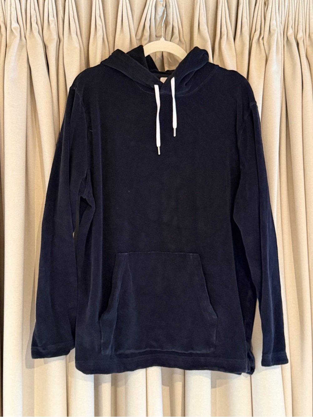 Closed Navy Pullover Hoodie - Terrycloth